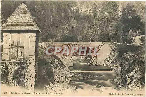Cartes postales Route de la Grande-Chartreuse le Grand-Logis