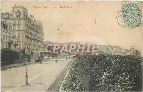 Ansichtskarte AK Dieppe la rue Aguado