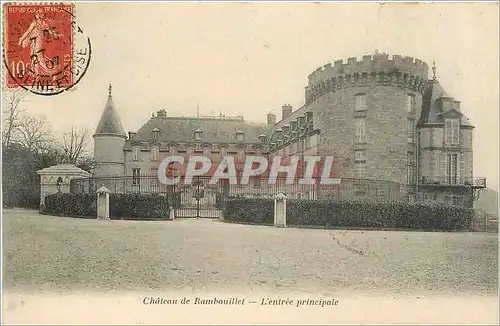 Cartes postales Ch�teau de Rambouillet l'entree principale