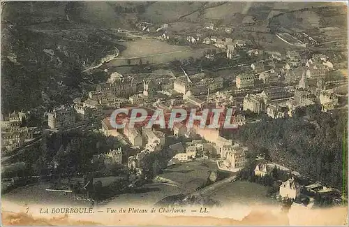 Cartes postales La Bourboule vue du plateau de Charlanne