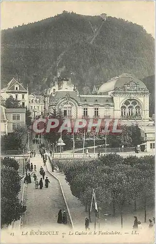 Ansichtskarte AK La Bourboule le casino et le Funiculaire