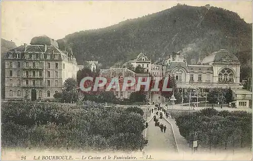 Cartes postales La bourboule le Casiso et le Funiculaire