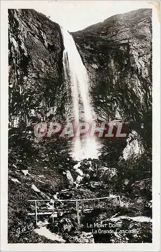 Ansichtskarte AK Le Mont Dore la grande cascade