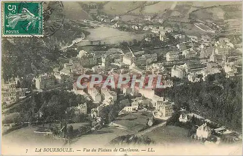 Cartes postales La Bourboule vue du plateau de Charlanne