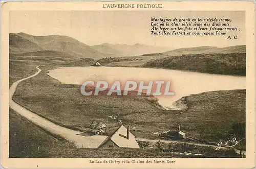 Ansichtskarte AK Le lac de Guery et la chaine des Monts-Dore