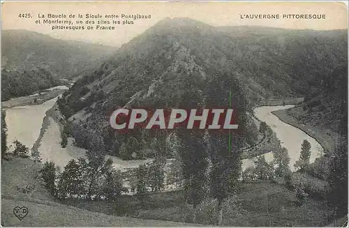 Ansichtskarte AK L'Auvergne pittoresque la boucle de la Sioule entre Pontgibaud et Montfermy