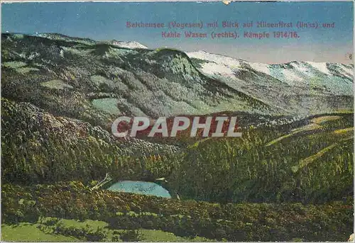 Cartes postales Belchensee mit Blick auf Hilgenfirst und Kahle Wasen Kampfe