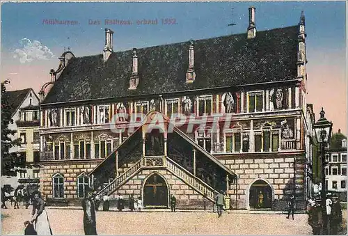 Cartes postales Mulhousen das Ralhaus erbaut