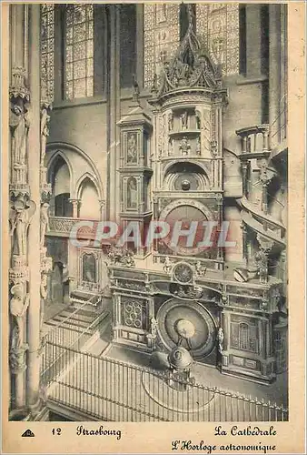Cartes postales Strasbourg la cathedrale l'horloge astronomique