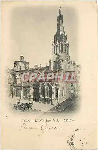 Cartes postales Lyon l'eglise Saint Paul