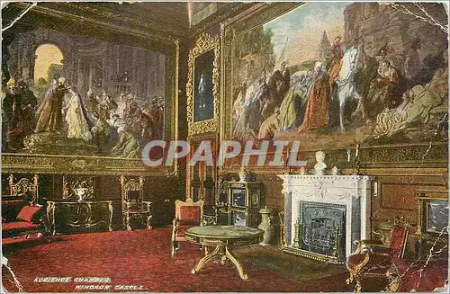 Cartes postales audience chamber Windsor Castle