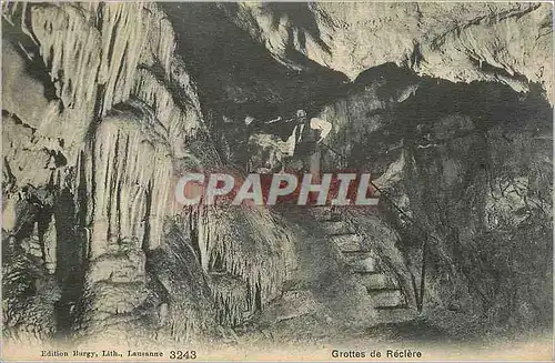 Cartes postales grottes de Reclere