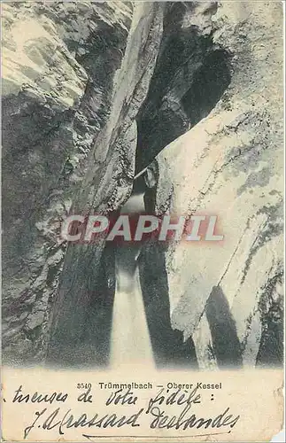 Cartes postales Trummelbach Oberer Kessel