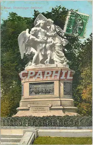 Cartes postales basel Strassburger denkmal