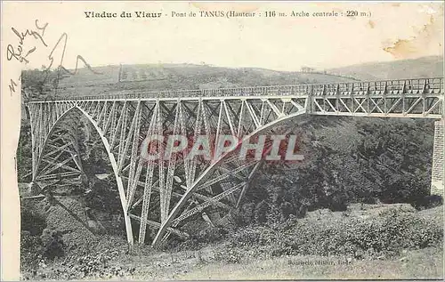 Cartes postales Viaduc du Viaur pont de Tanus