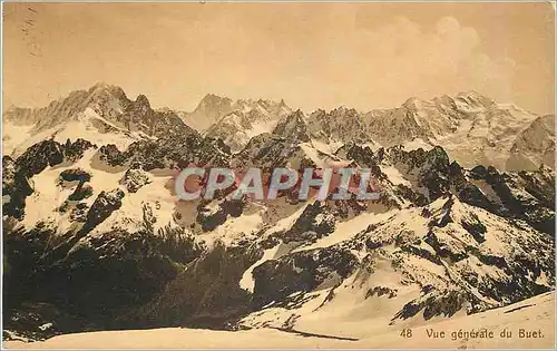 Cartes postales Vue generale du Buet