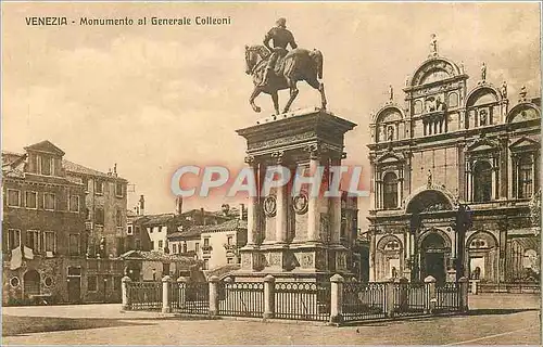 Cartes postales Venezia monumento al generale colleoni