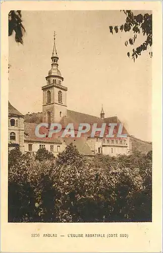 Ansichtskarte AK Andlau l'eglise abbatiale