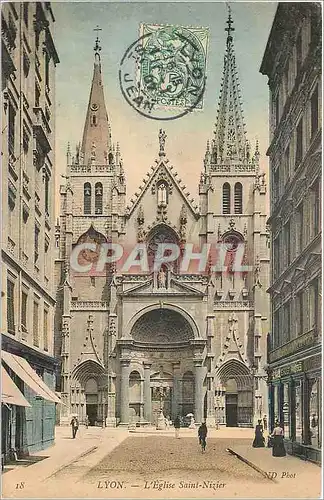 Cartes postales Lyon l'eglise Saint-Nizier