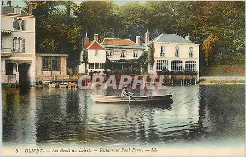 Cartes postales Olivet les bords du Loiret restaurant Paul Foret