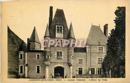 Ansichtskarte AK Aubigny sur Nere Cher ancien ch�teau l'hotel de ville