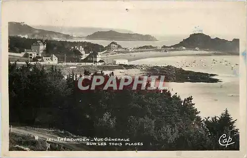 Cartes postales Trebeurden vue generale sue les trois plages