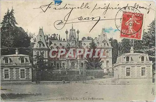 Cartes postales Tulle la prefecture