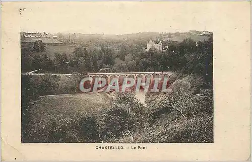 Cartes postales Chastellux le pont