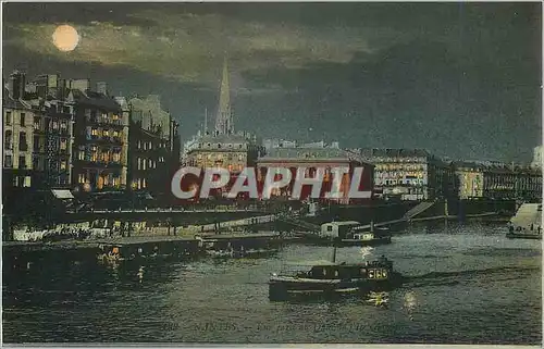 Cartes postales Nantes vue prise au quai de l'ile Gloriette Bateau