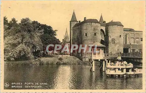 Cartes postales Bruges porte de Gand