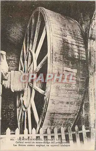 Cartes postales Le Mont Saint-Michel abbaye