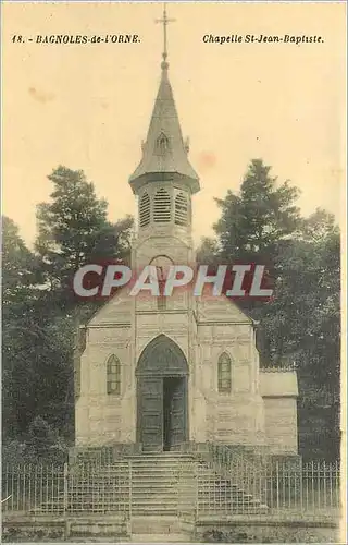 Cartes postales Bagnoles de l'Orne chapelle St-Jean-Baptiste