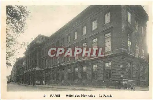 Cartes postales Paris Hotel des Monnaies