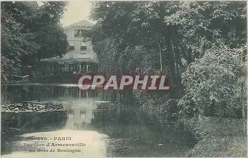 Cartes postales Paris pavillon d'Armenonville au bois de Boulogne