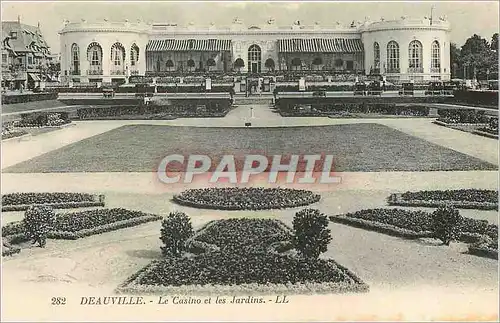 Ansichtskarte AK Deauville le casino et les jardins