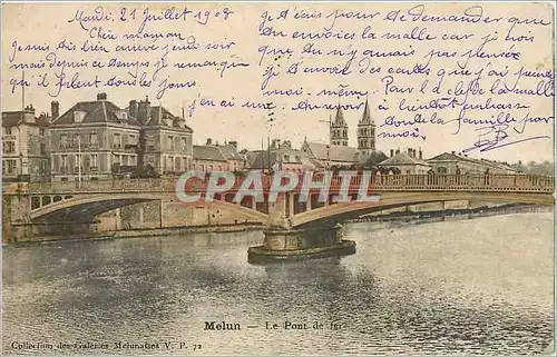 Cartes postales Melun le pont