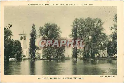 Cartes postales Exposition coloniale internationale paris 1931 Vue d'ensemble de la section Portugaise