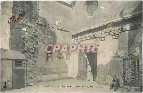 Cartes postales Paris Eglise Saint-Julien-le-Pauvre Maggi
