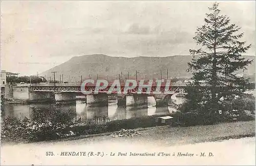 Cartes postales Hendaye le pont international d'Irun a Hendaye