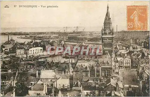 Cartes postales Dunkerque vue generale