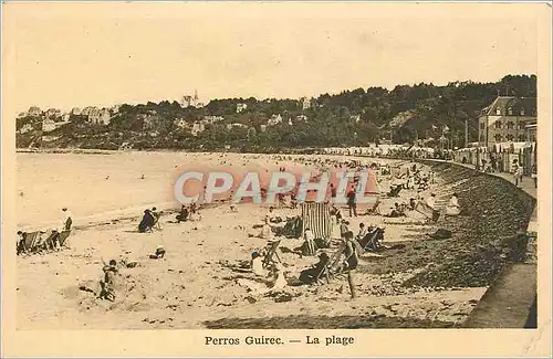 Cartes postales Perros Guirec la plage