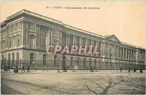 Ansichtskarte AK Paris Colonnades du Louvre