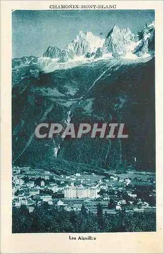 Cartes postales Chamonix Mont-Blanc les aiguilles