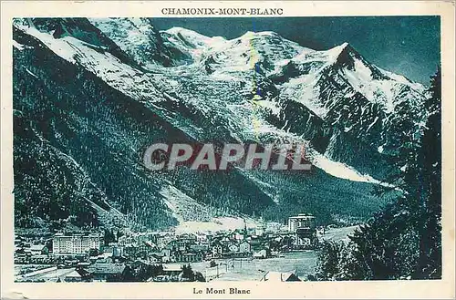 Cartes postales Chamonix Mont-Blanc le Mont Blanc