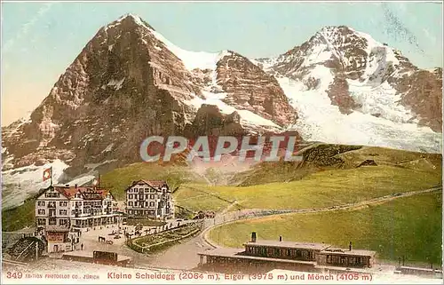 Cartes postales Kleine Scheidegg  Eiger und Monch