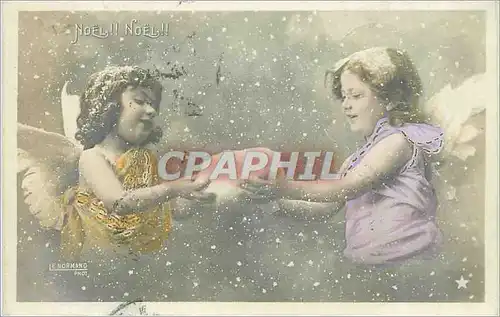 Cartes postales Noel Noel Enfants Anges