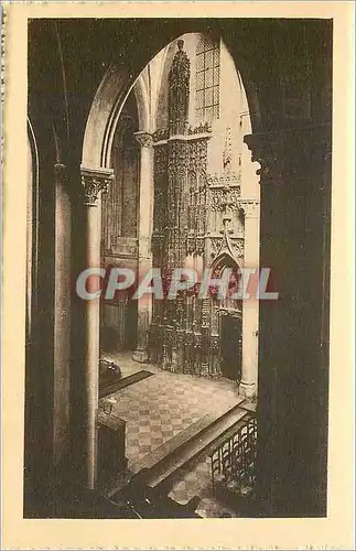 Ansichtskarte AK LE VIEUX GRENOBLE Eglise Notre-Dame (Cath�drale) Tabernacle en pierre sculpt�e du Xve si�cle
