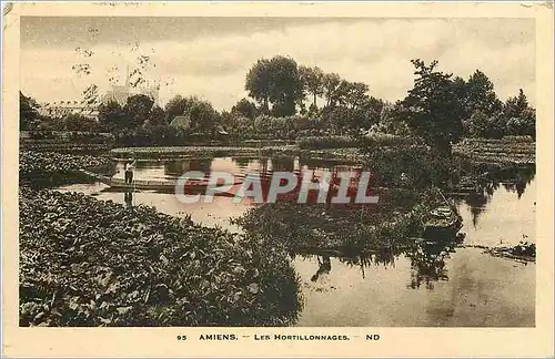 Cartes postales AMIENS - Les Hortillonnages