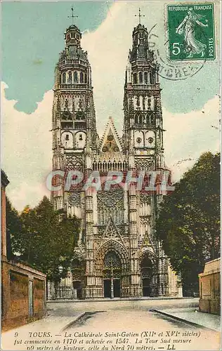 Cartes postales TOURS - La Cath�drale Saint-Gatien