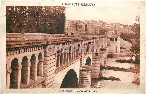 Ansichtskarte AK Beziers Pont du Canal